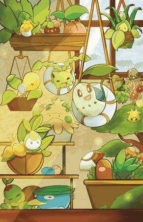 Grass Pokemon Print