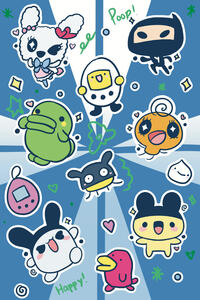 Tamagotchi Sticker Sheet