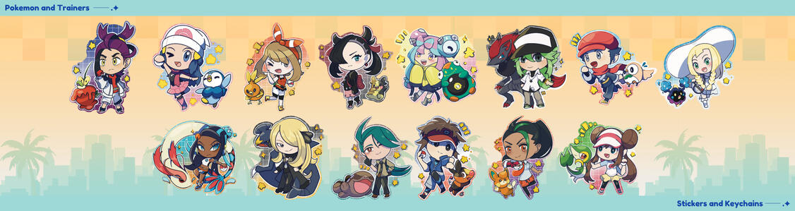 Pokemon Trainers and Partners Series 1