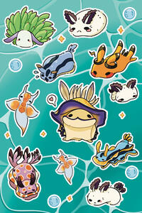 Nudibranch Sticker Sheet